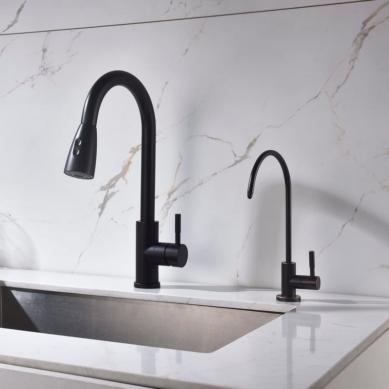 Apaix Drinking Water Faucet Oil Rubbed Bronze  Kitchen Water Purifier Faucet for Non-Air Gap Reverse Osmosis Water Filter System - Image 5